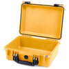 Pelican 1450 Case, Yellow with Black Handle & Latches None (Case Only) ColorCase 014500-0000-240-110