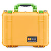 Pelican 1450 Case, Yellow with Lime Green Handle & Latches ColorCase
