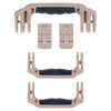 Pelican 1460 Replacement Handles & Latches, Desert Tan (Set of 3 Handles, 2 Latches) ColorCase