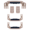 Pelican 1460 Replacement Handles & Latches, Desert Tan (Set of 3 Handles, 2 Latches) ColorCase