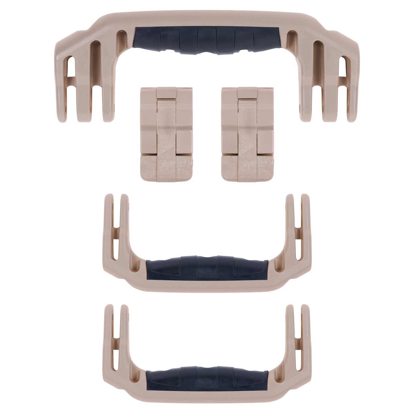 Pelican 1460 Replacement Handles & Latches, Desert Tan (Set of 3 Handles, 2 Latches) ColorCase 