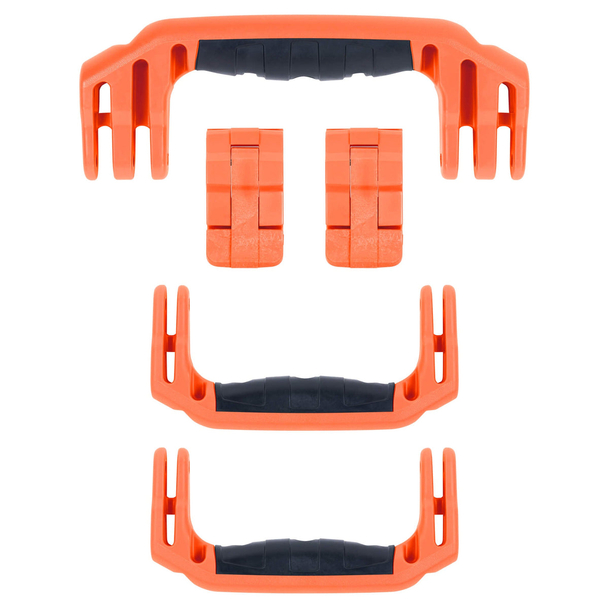 Pelican 1460 Replacement Handles &amp; Latches, Orange (Set of 3 Handles, 2 Latches) ColorCase 