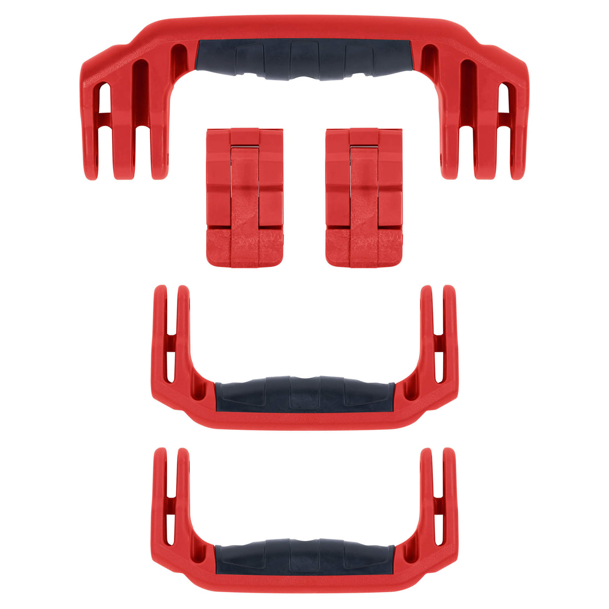 Pelican 1460 Replacement Handles &amp; Latches, Red (Set of 3 Handles, 2 Latches) ColorCase 