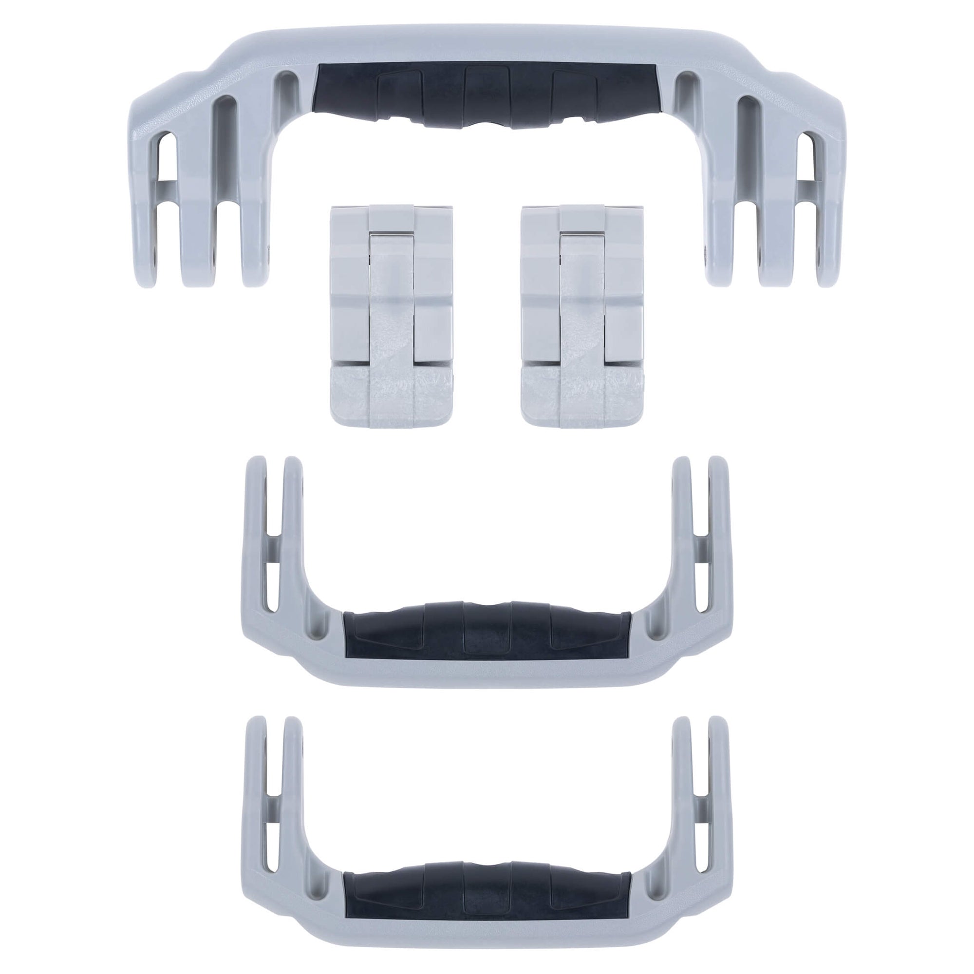 Pelican 1460 Replacement Handles & Latches, Silver (Set of 3 Handles, 2 Latches) ColorCase 