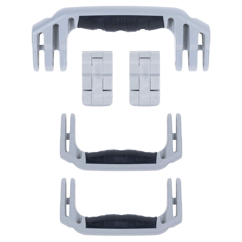 Pelican 1460 Replacement Handles & Latches, Silver (Set of 3 Handles, 2 Latches) ColorCase 