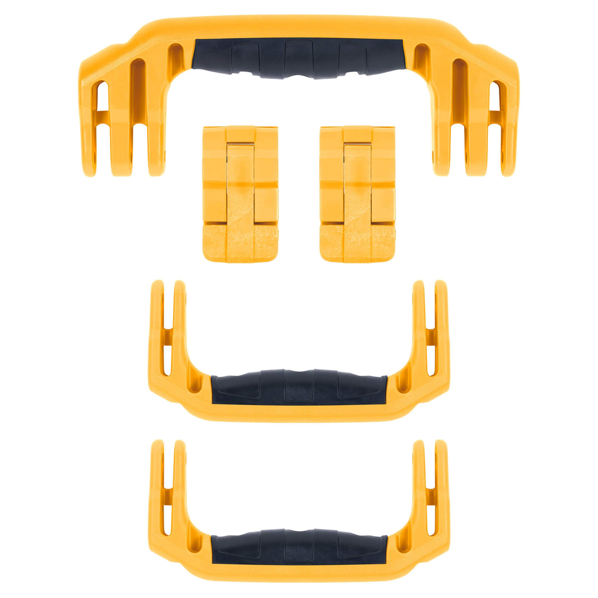 Pelican 1460 Replacement Handles &amp; Latches, Yellow (Set of 3 Handles, 2 Latches) ColorCase 