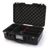 Pelican 1485 Air Case, Black TrekPak Divider System with Convolute Lid Foam ColorCase 014850-0020-110-110