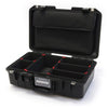 Pelican 1485 Air Case, Black TrekPak Divider System with Computer Pouch ColorCase 014850-0220-110-110