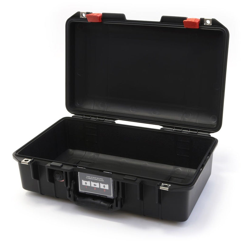 Pelican 1485 Air Case, Black with Red Latches ColorCase 