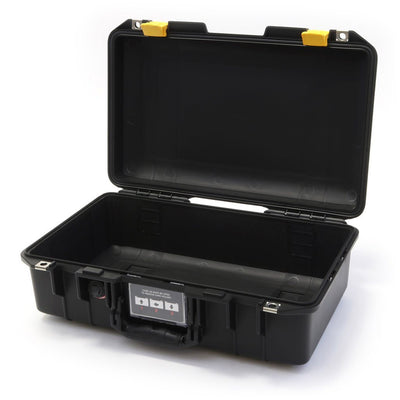 Pelican 1485 Air Case, Black with Yellow Latches None (Case Only) ColorCase 014850-0000-110-240