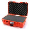 Pelican 1485 Air Case, Orange with Black Latches Pick & Pluck Foam with Convolute Lid Foam ColorCase 014850-0001-150-110