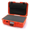 Pelican 1485 Air Case, Orange with Black Latches Pick & Pluck Foam with Computer Pouch ColorCase 014850-0201-150-110