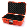 Pelican 1485 Air Case, Orange with Black Latches TrekPak Divider System with Convolute Lid Foam ColorCase 014850-0020-150-110
