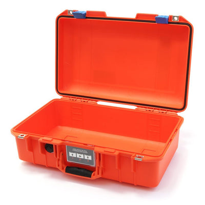 Pelican 1485 Air Case, Orange with Blue Latches None (Case Only) ColorCase 014850-0000-150-120