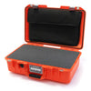 Pelican 1485 Air Case, Orange with Silver Latches Pick & Pluck Foam with Computer Pouch ColorCase 014850-0201-150-180
