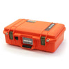 Pelican 1485 Air Case, Orange with OD Green Latches ColorCase