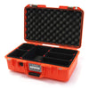 Pelican 1485 Air Case, Orange with OD Green Latches TrekPak Divider System with Convolute Lid Foam ColorCase 014850-0020-150-130