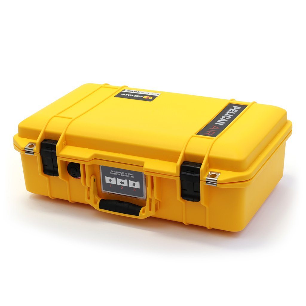 Pelican 1485 Air Case, Yellow with Black Latches ColorCase 