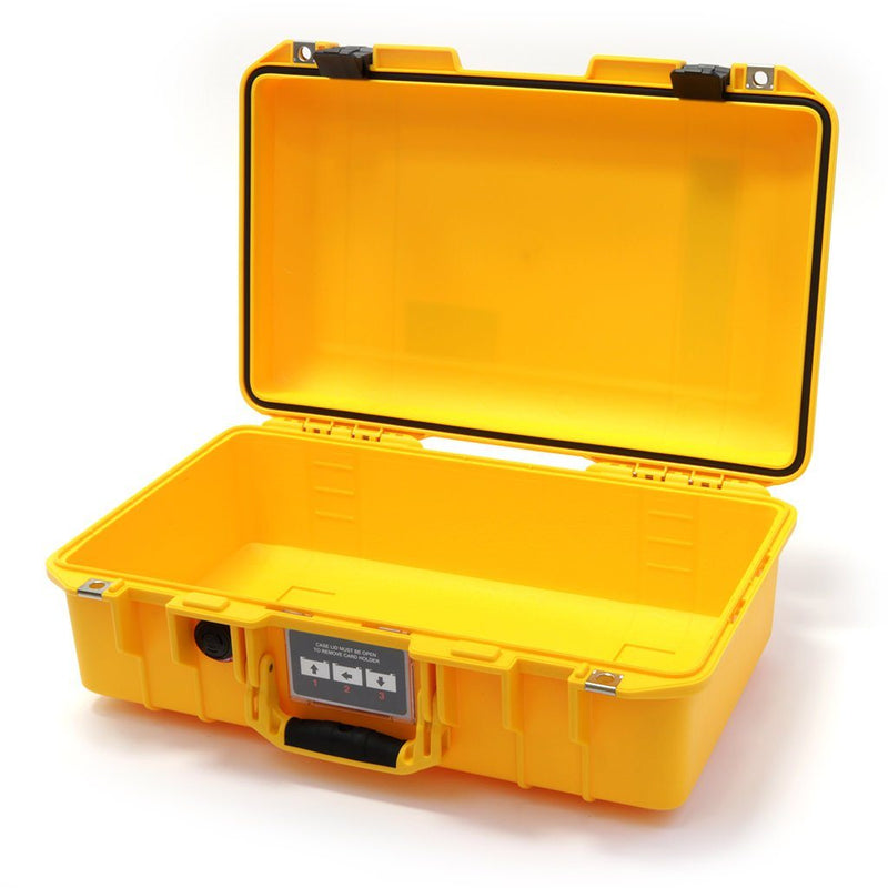 Pelican 1485 Air Case, Yellow with Black Latches ColorCase 