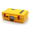 Pelican 1485 Air Case, Yellow with Red Latches ColorCase