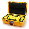Pelican 1485 Air Case, Yellow Yellow Padded Microfiber Dividers with Computer Pouch ColorCase 014850-0210-240-240