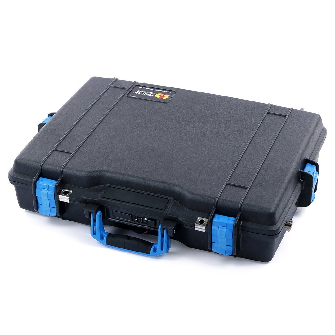 Pelican 1495 Case, Black with Blue Handle &amp; Latches ColorCase 