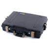 Pelican 1495 Case, Black with Desert Tan Handle & Latches ColorCase