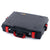 Pelican 1495 Case, Black with Red Handle & Latches ColorCase 