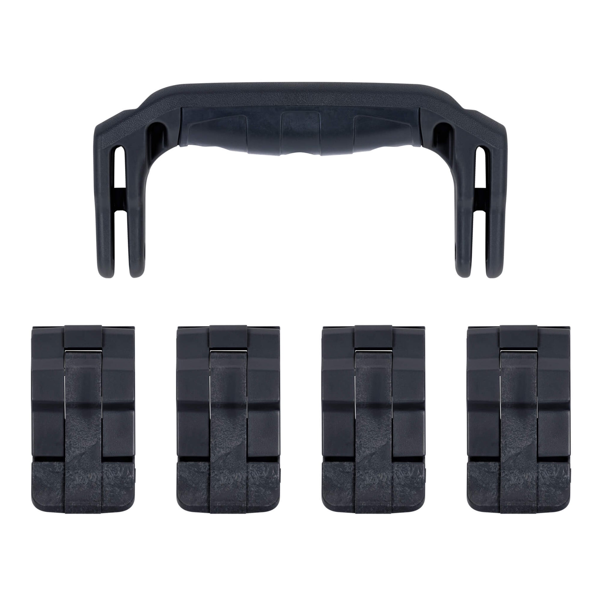 Pelican 1495 Replacement Handle & Latches, Black (Set of 1 Handle, 4 Latches) ColorCase 