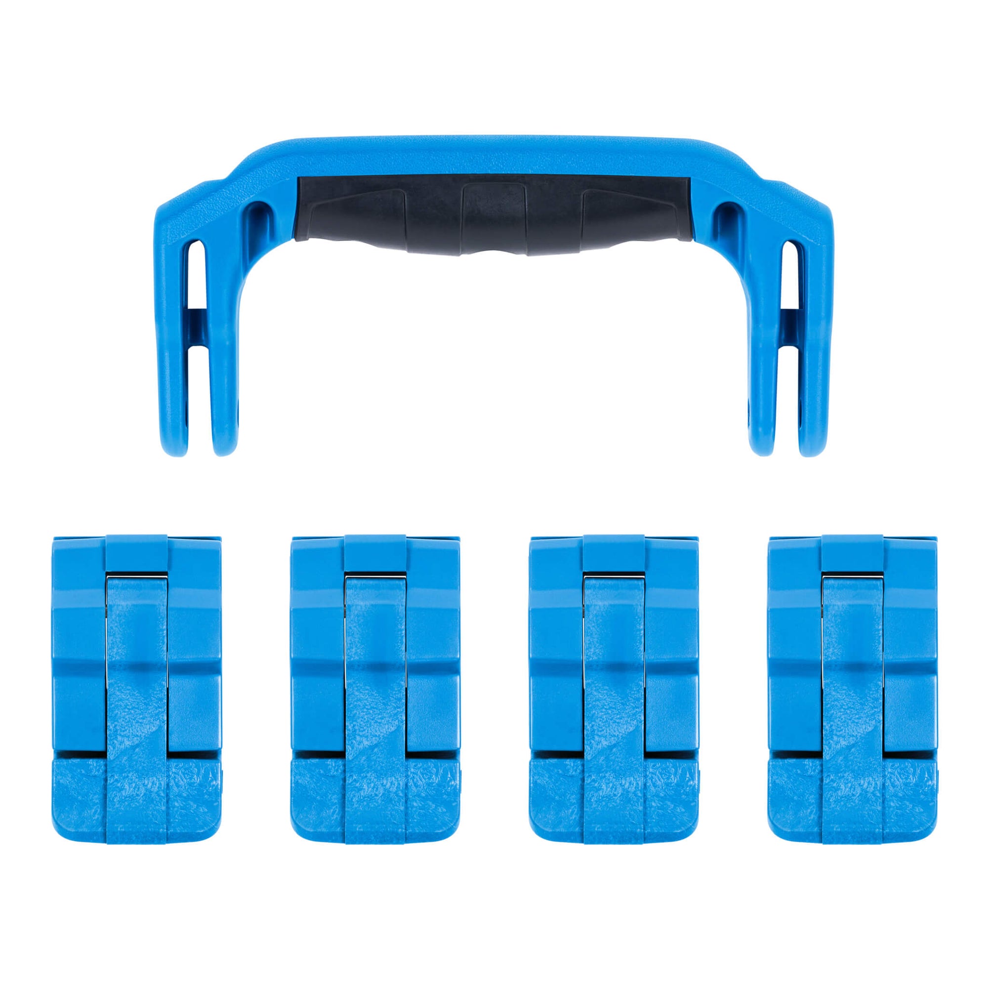Pelican 1495 Replacement Handle & Latches, Blue (Set of 1 Handle, 4 Latches) ColorCase 