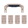 Pelican 1495 Replacement Handle & Latches, Desert Tan (Set of 1 Handle, 4 Latches) ColorCase