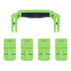 Pelican 1495 Replacement Handle & Latches, Lime Green (Set of 1 Handle, 4 Latches) ColorCase
