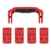 Pelican 1495 Replacement Handle & Latches, Red (Set of 1 Handle, 4 Latches) ColorCase