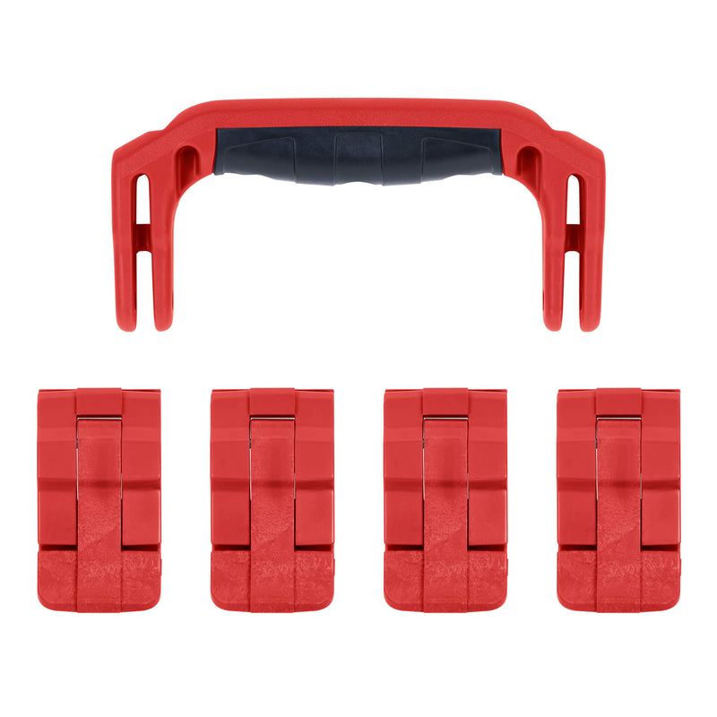 Pelican 1495 Replacement Handle & Latches, Red (Set of 1 Handle, 4 Latches) ColorCase 