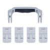 Pelican 1495 Replacement Handle & Latches, Silver (Set of 1 Handle, 4 Latches) ColorCase