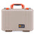 Pelican 1500 Case, Desert Tan with Orange Handle & Latches ColorCase 