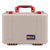 Pelican 1500 Case, Desert Tan with Red Handle & Latches ColorCase 