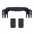 Pelican 1500 Replacement Handle & Latches, Black (Set of 1 Handle, 2 Latches) ColorCase 