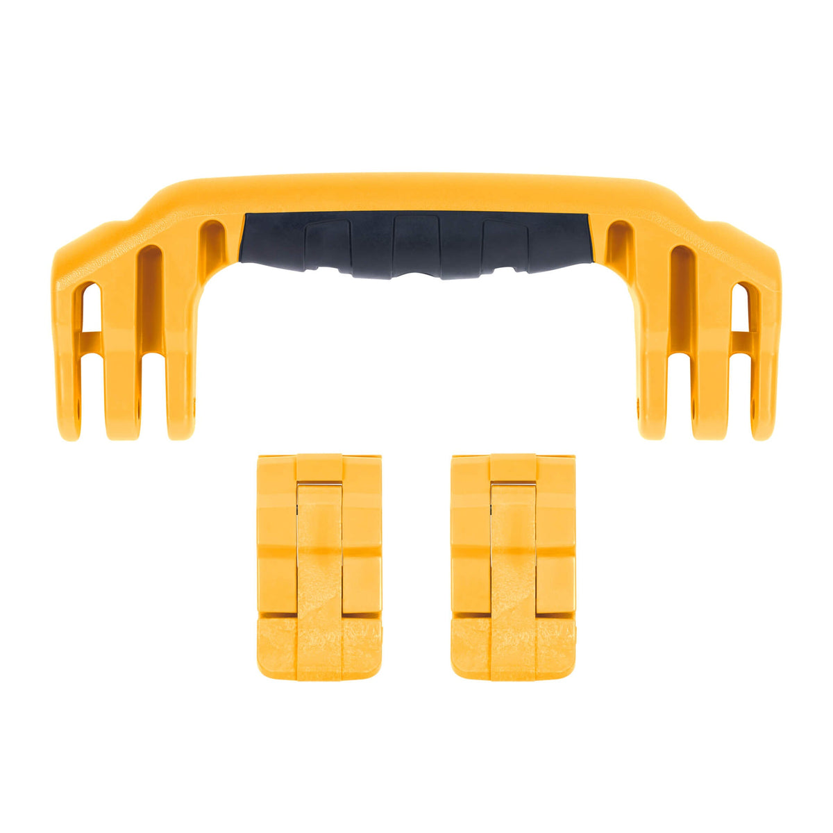 Pelican 1500 Replacement Handle &amp; Latches, Yellow (Set of 1 Handle, 2 Latches) ColorCase 
