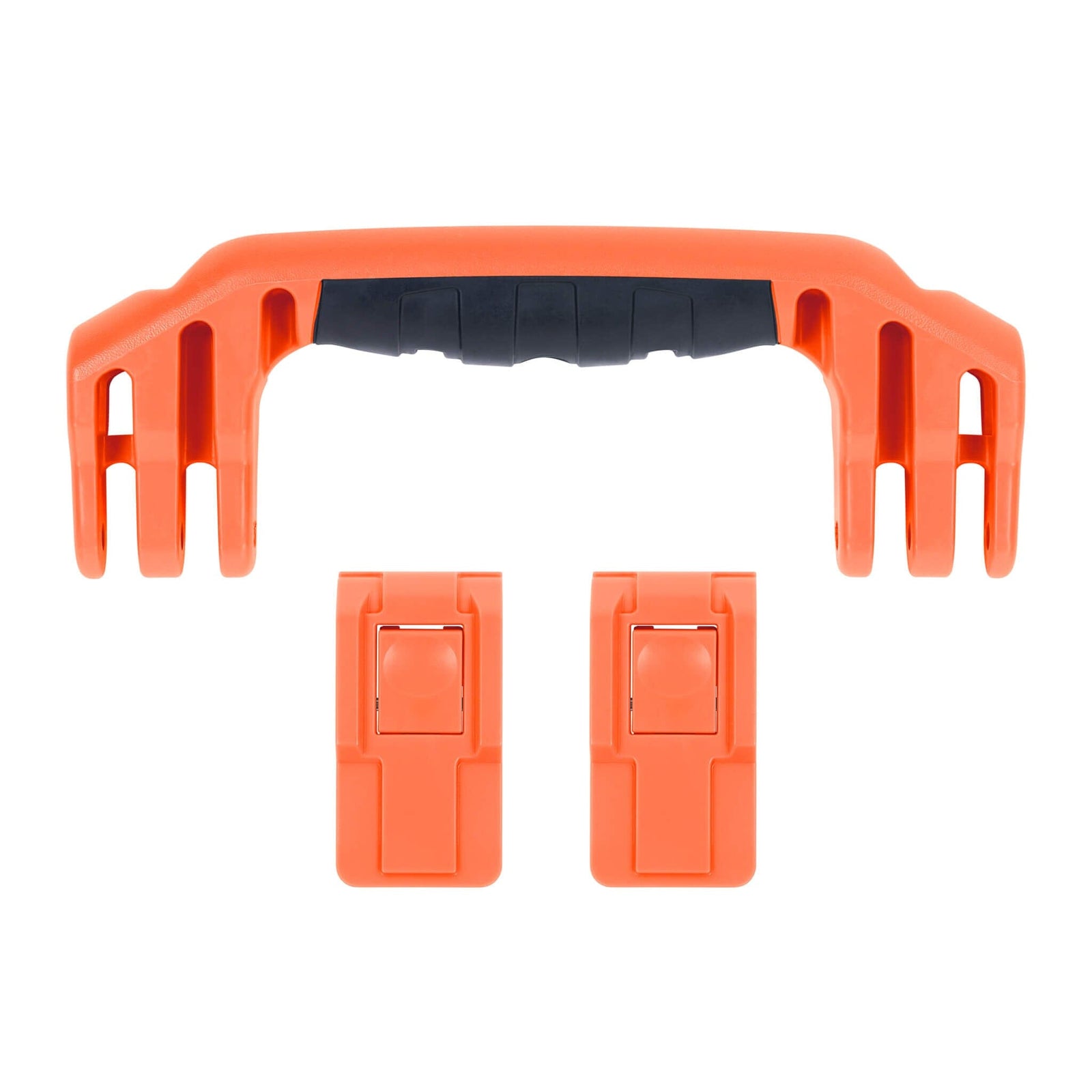 Pelican 1500 Replacement Handle & Latches, Orange, Push-Button (Set of 1 Handle, 2 Latches) ColorCase 