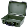 Pelican 1500 Case, OD Green with Black Handle & Latches None (Case Only) ColorCase 015000-0000-130-110