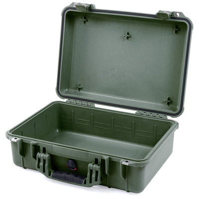 Pelican 1500 Case, OD Green None (Case Only) ColorCase 015000-0000-130-130