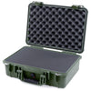 Pelican 1500 Case, OD Green Pick & Pluck Foam with Convolute Lid Foam ColorCase 015000-0001-130-130