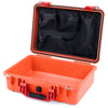 Pelican 1500 Case, Orange with Red Handle & Latches Mesh Lid Organizer Only ColorCase 015000-0100-150-320