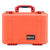 Pelican 1500 Case, Orange with Red Handle & Latches ColorCase 