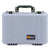 Pelican 1500 Case, Silver with OD Green Handle & Latches ColorCase 