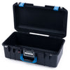 Pelican 1506 Air Case, Black with Blue Handles & Latches None (Case Only) ColorCase 015060-0000-110-120