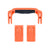 Pelican 1506 Air Replacement Handle & Latches, Orange, Push-Button (Set of 1 Handle, 2 Latches) ColorCase 
