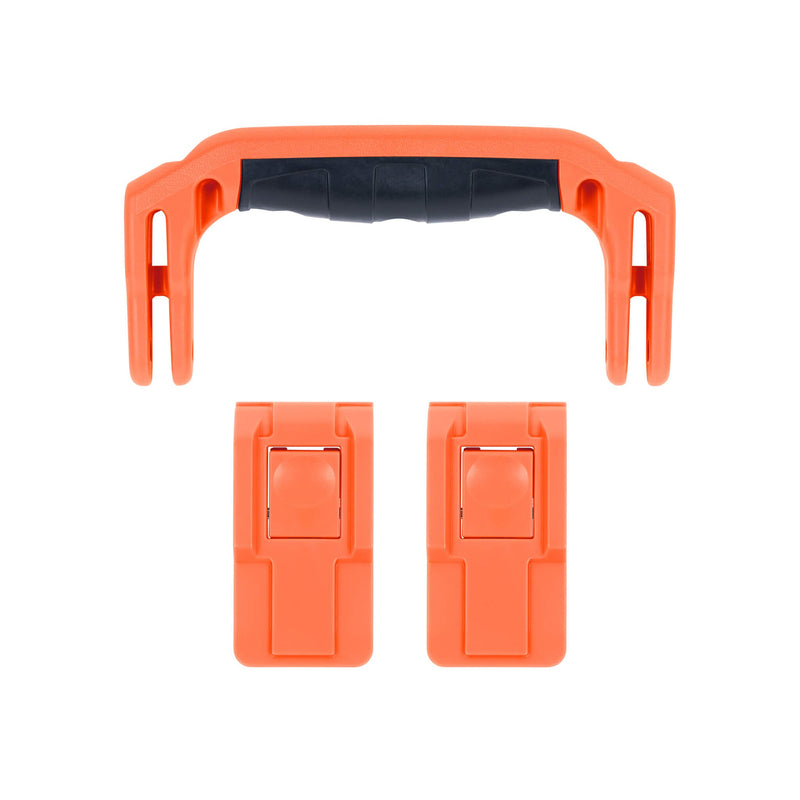 Pelican 1506 Air Replacement Handle & Latches, Orange, Push-Button (Set of 1 Handle, 2 Latches) ColorCase 