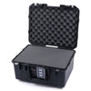Pelican 1507 Air Case, Black Pick & Pluck Foam with Convolute Lid Foam ColorCase 015070-0001-110-110